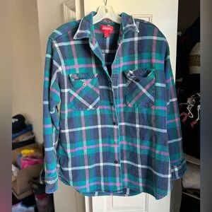 VTG Coleman flannel 100% cotton women’s large